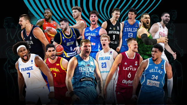 欧锦赛前瞻：24支球队踏上冲冠之路 哪位NBA球星能笑到最后？